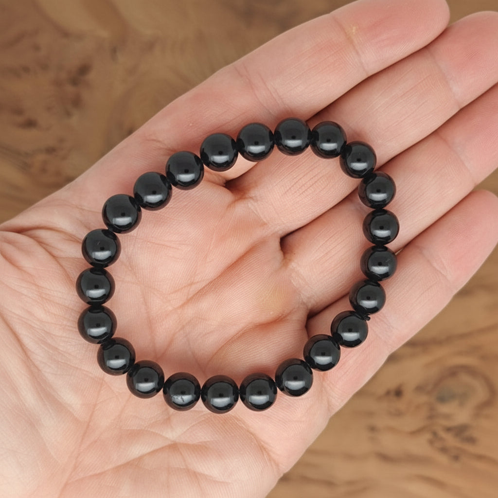 Black Tourmaline Bracelet – 100% Natural Protection Crystal