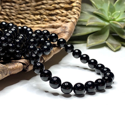 Black Tourmaline Bracelet – 100% Natural Protection Crystal