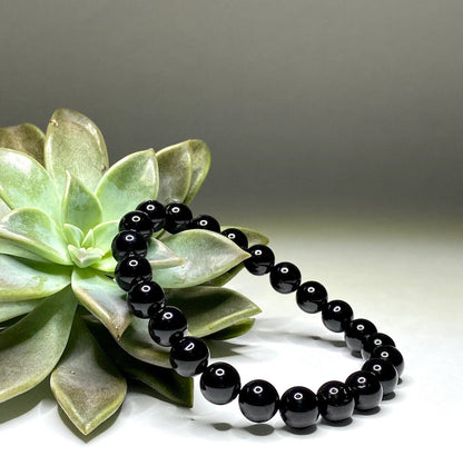 Black Tourmaline Bracelet – 100% Natural Protection Crystal
