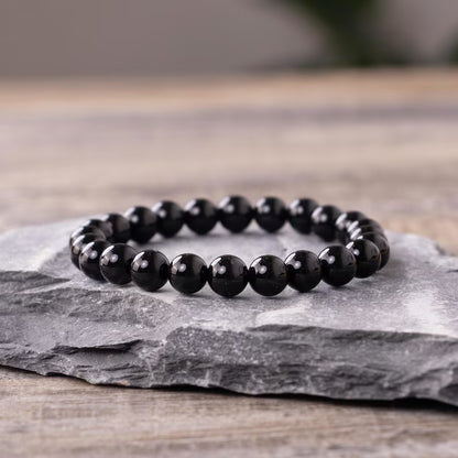 Black Tourmaline Bracelet – 100% Natural Protection Crystal