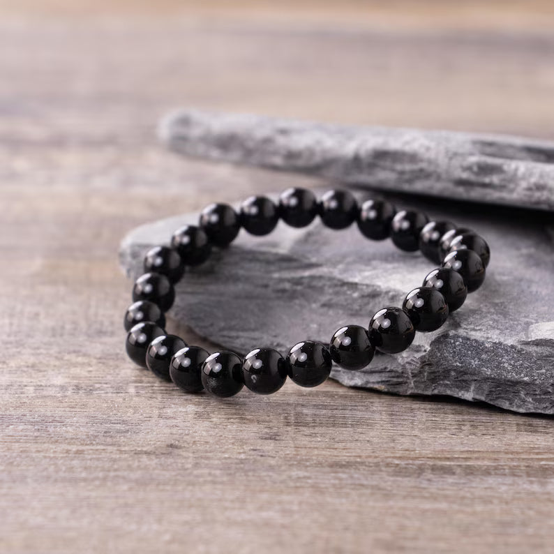 Black Tourmaline Bracelet – 100% Natural Protection Crystal