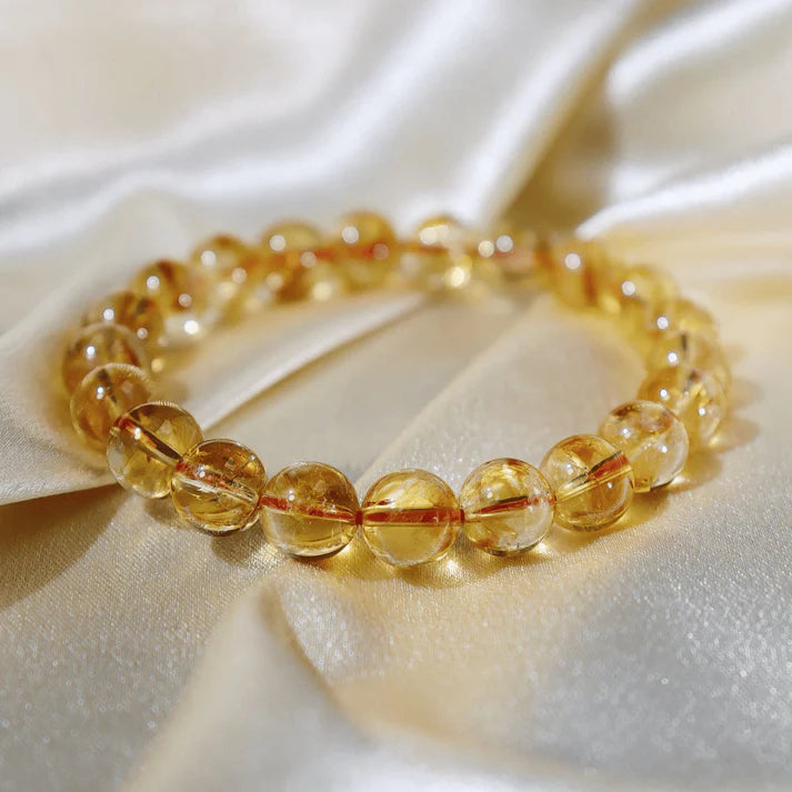 Premium Citrine Bracelet – Solar Plexus Chakra Crystal