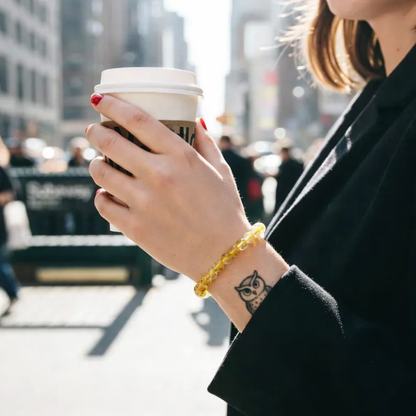 Premium Citrine Bracelet – Solar Plexus Chakra Crystal