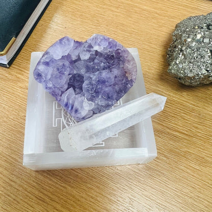 Selenite Charging Tray – Crystal Cleansing & Charging – Reiki Healing Crystal Aura Chakra