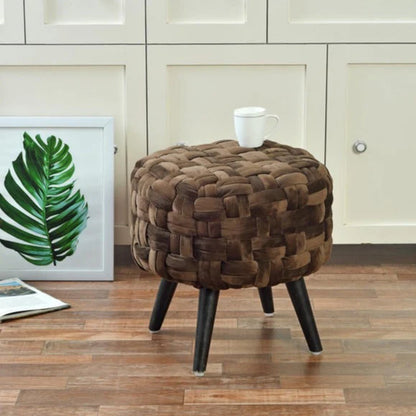 Tussle Stool- Living Room Decor, Soft and Cozy!