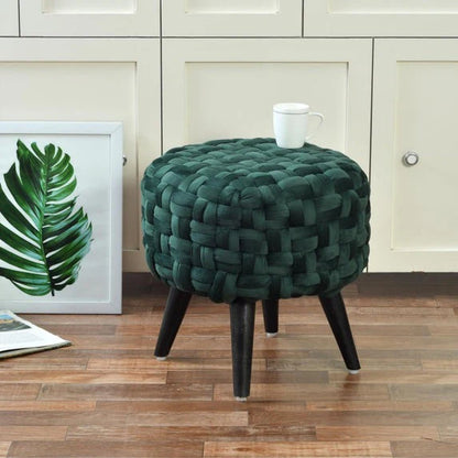 Tussle Stool- Living Room Decor, Soft and Cozy!