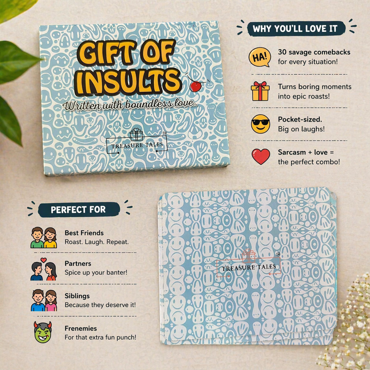 Gift of Insults – The Ultimate Roast & Banter Card Game!