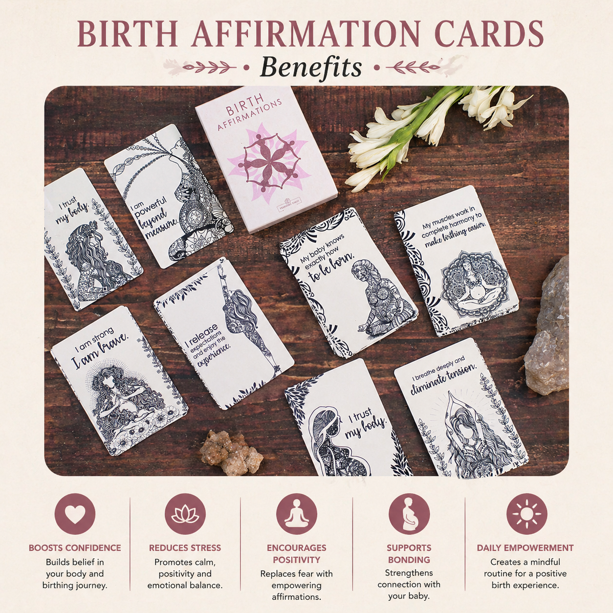 Positive Birth Affirmations- For Our Lovely Mom-To-Be :)