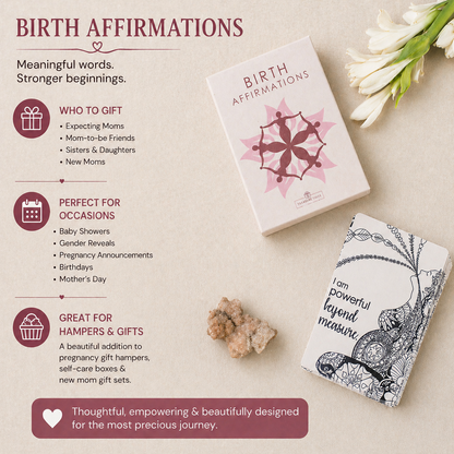 Positive Birth Affirmations- For Our Lovely Mom-To-Be :)