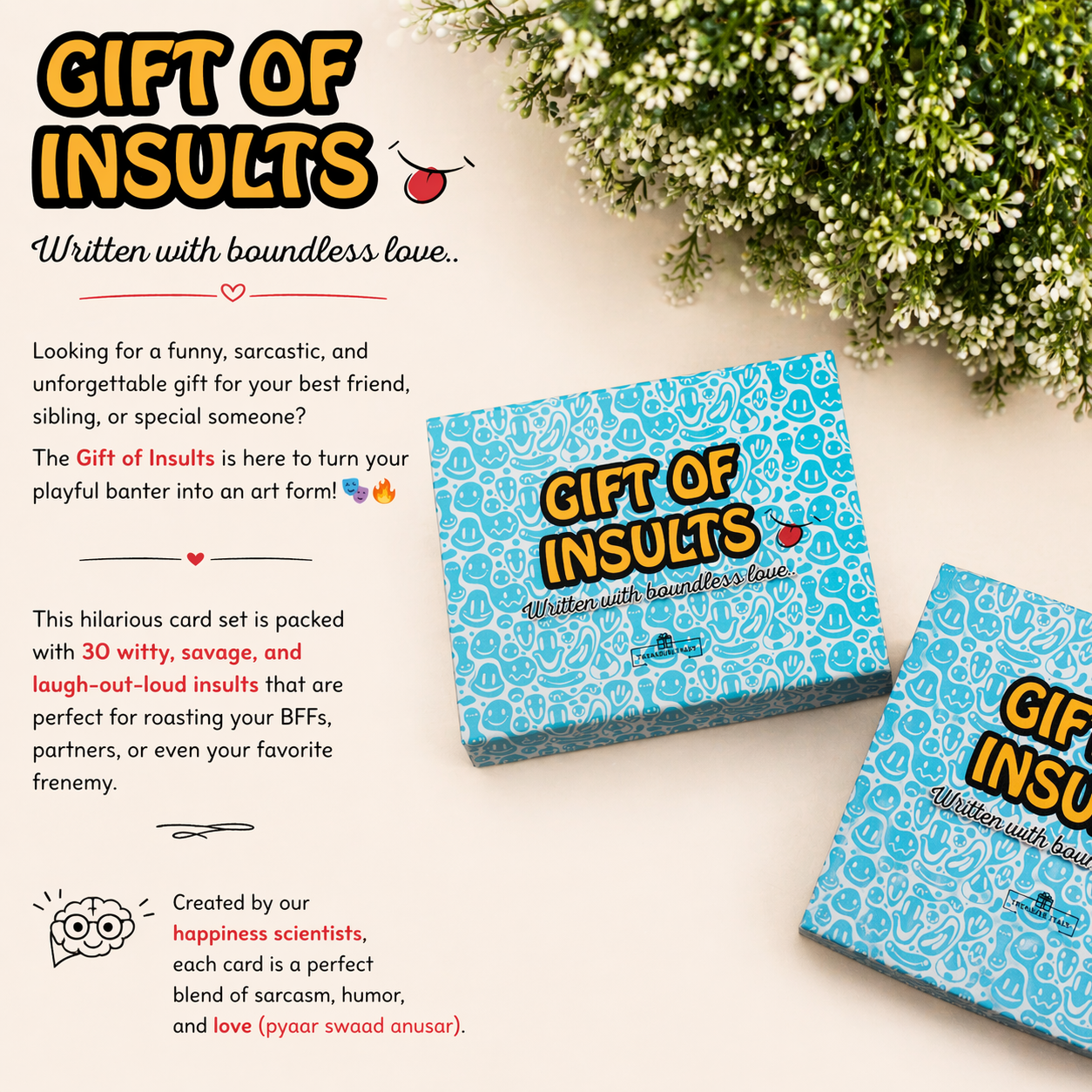 Gift of Insults – The Ultimate Roast & Banter Card Game!