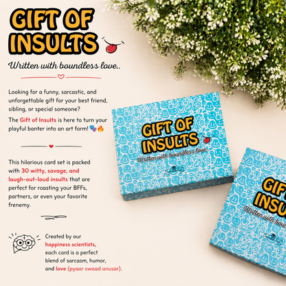 Gift of Insults – The Ultimate Roast & Banter Card Game!