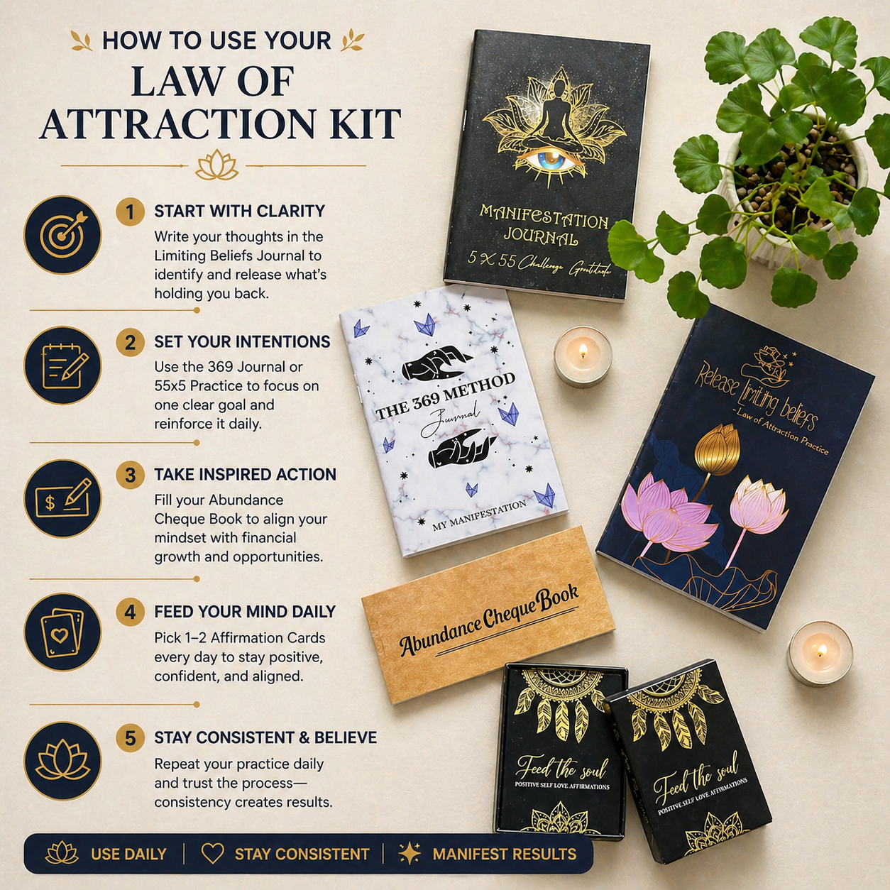 Law of Attraction - Powerful Practice Kit!