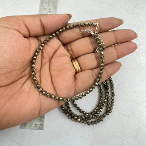 Pyrite Prosperity Anklet + Nazar Protector Anklet