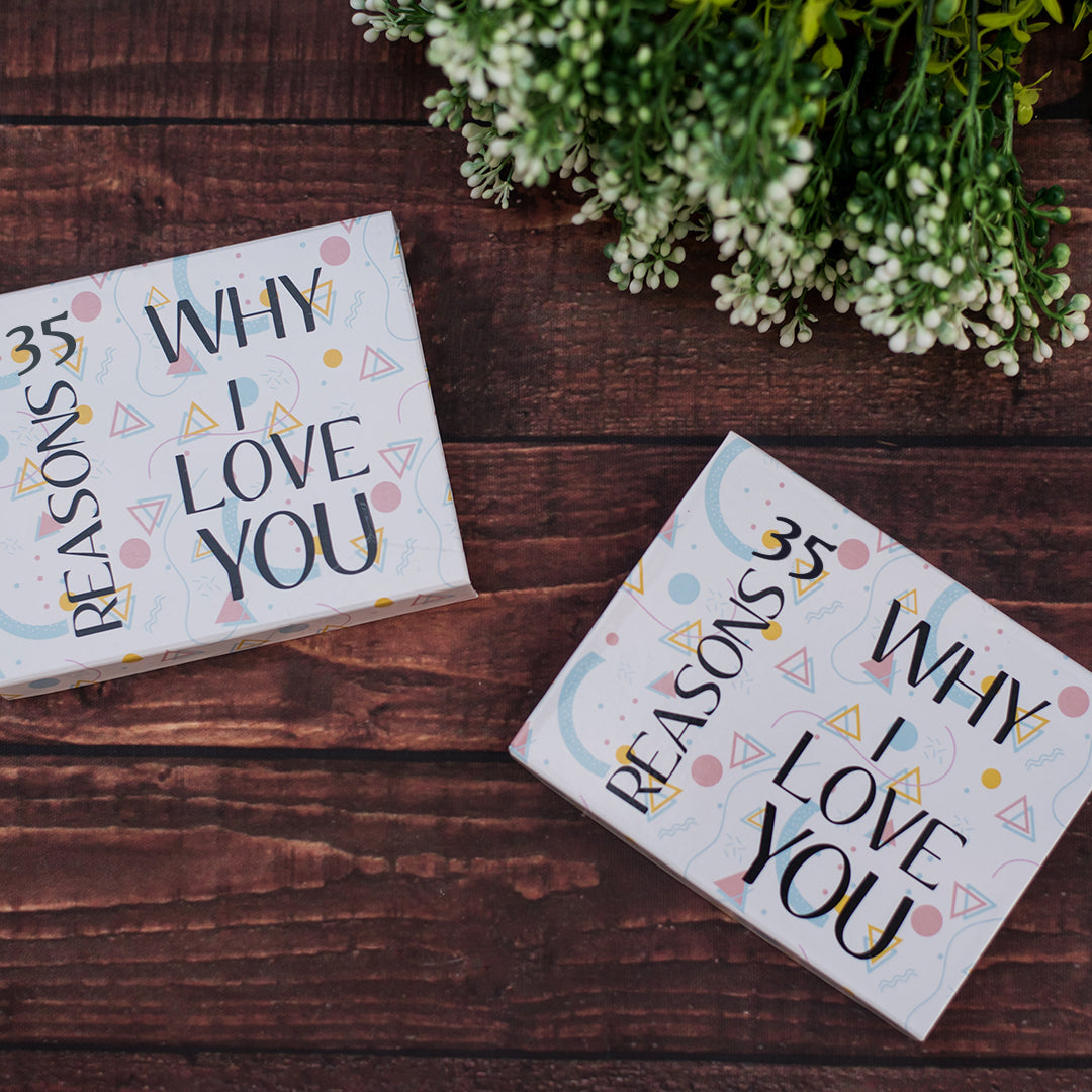 35 Reasons Why I Love You – Romantic Cards for Couples
