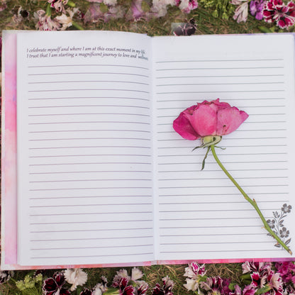 Lighten Up Floral Journal – Blank Pages for Reflection, Memories, and Creative Expression