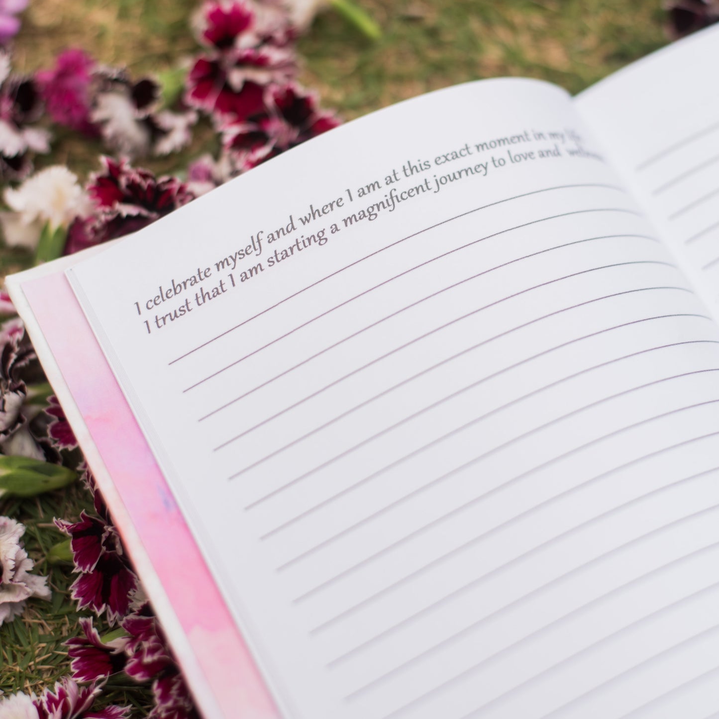 Lighten Up Floral Journal – Blank Pages for Reflection, Memories, and Creative Expression