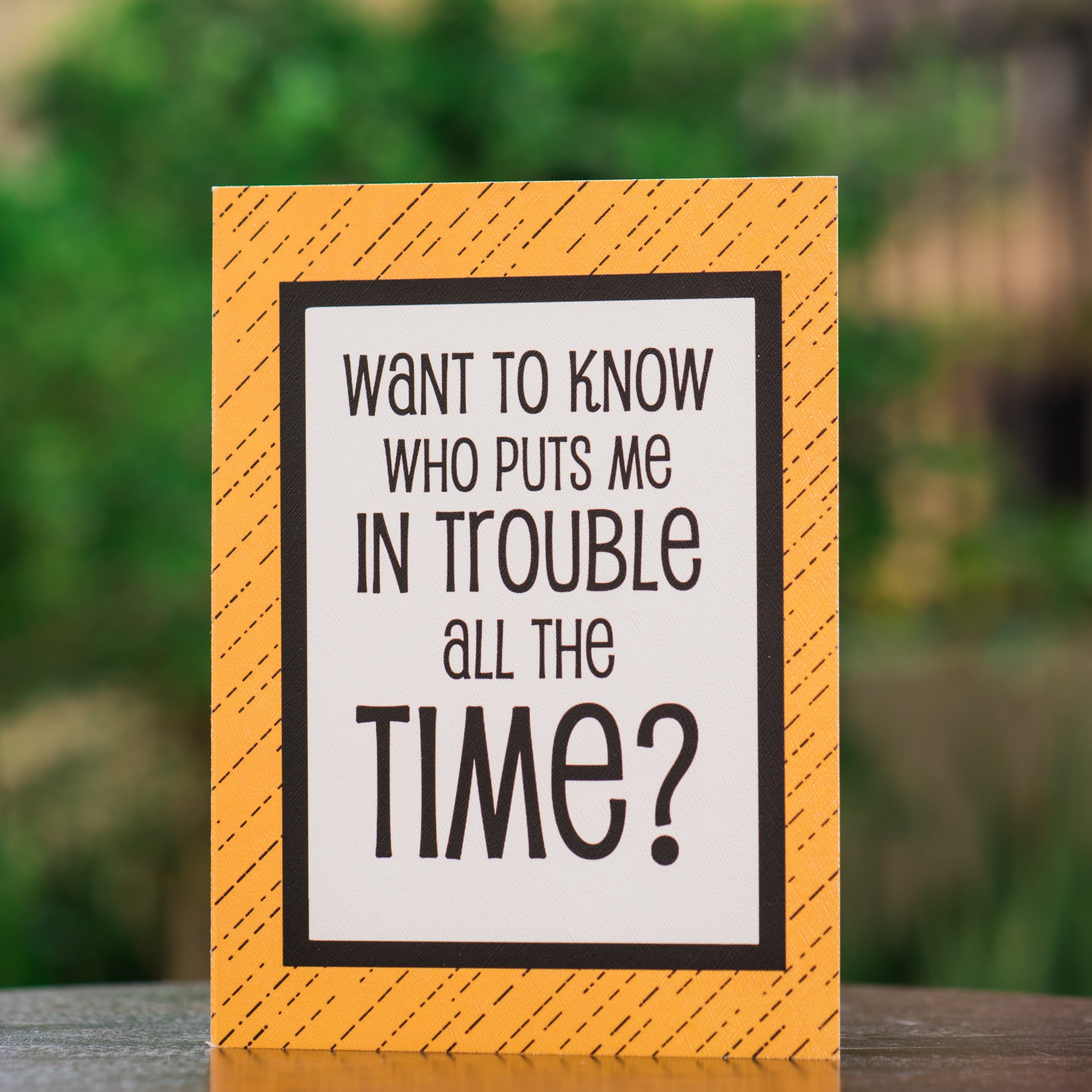Help Me Introuble Want To Know Who Puts Me In Trouble – Vibrance
