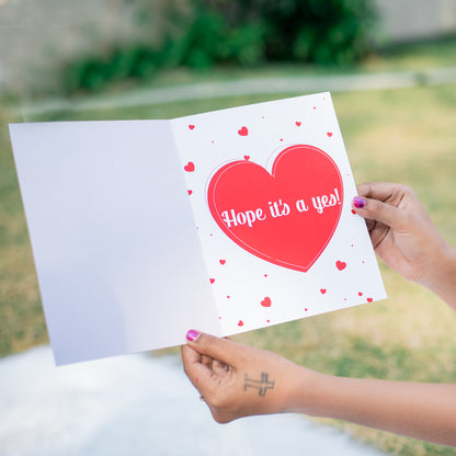Will You Marry Me? – Romantic Scratch-Off Proposal Card (8x6 inches)