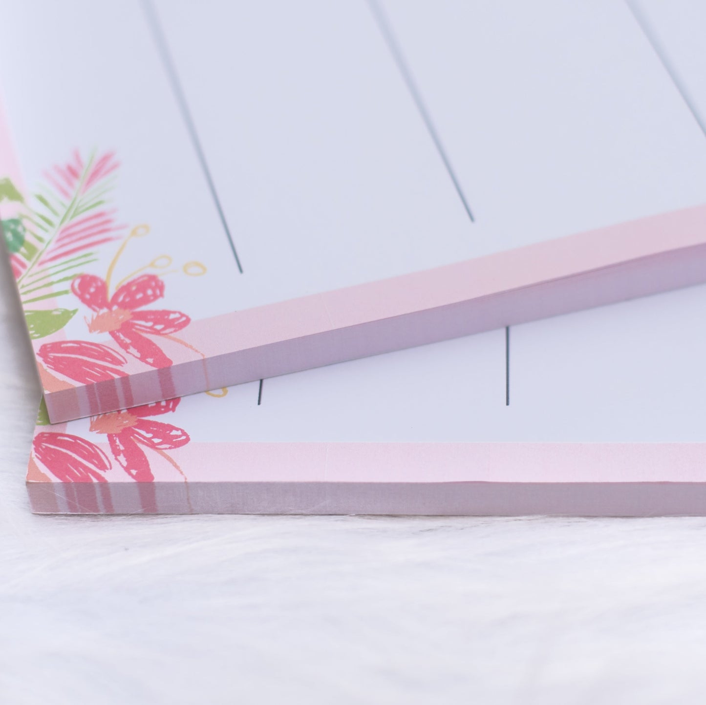 Weekly List Planner Notepad - Floral