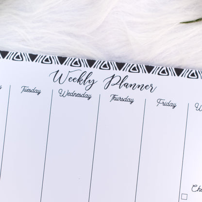 Weekly Planner Notepad – Make This Week Matter