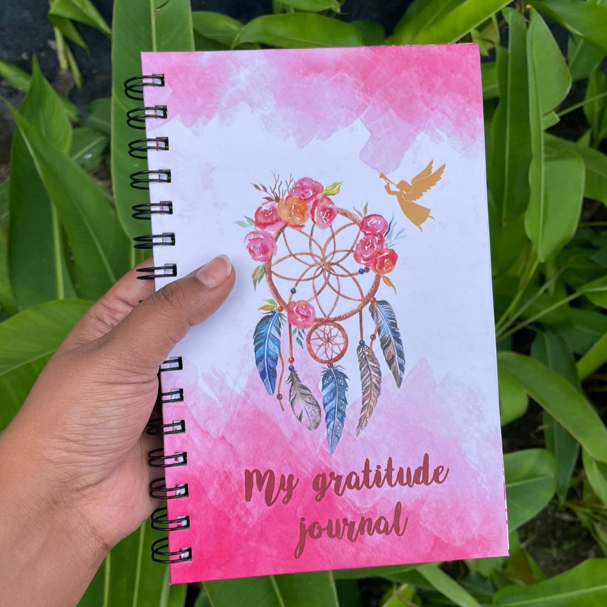 My Gratitude Journal Diary with Mood Tracker – Daily Affirmations & Reflection Notebook, Self-Care Planner for Mindfulness & Positivity, Spiral Bound