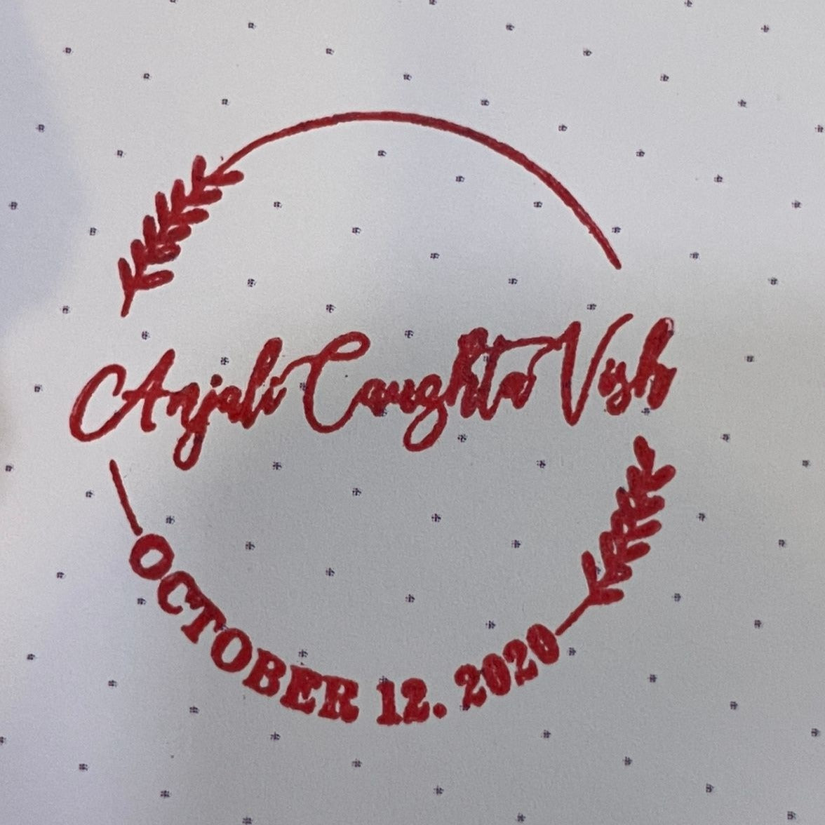 Wedding-Date Stamp