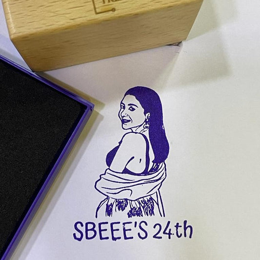Personalized Portrait Rubber Stamp – Custom Photo Stamp for Gifts & Celebrations