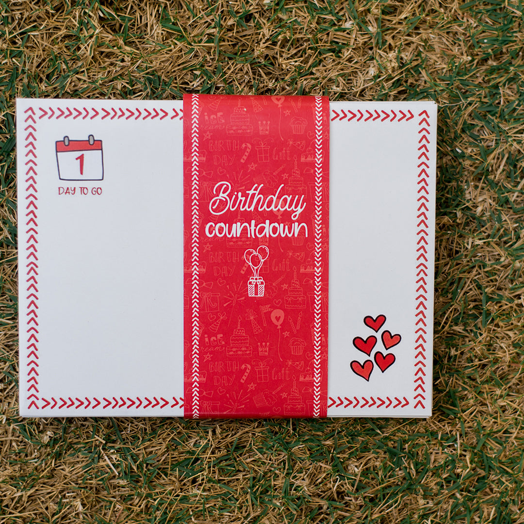 Birthday Countdown Love Letters – 7-Day Romantic Countdown Surprise Gift