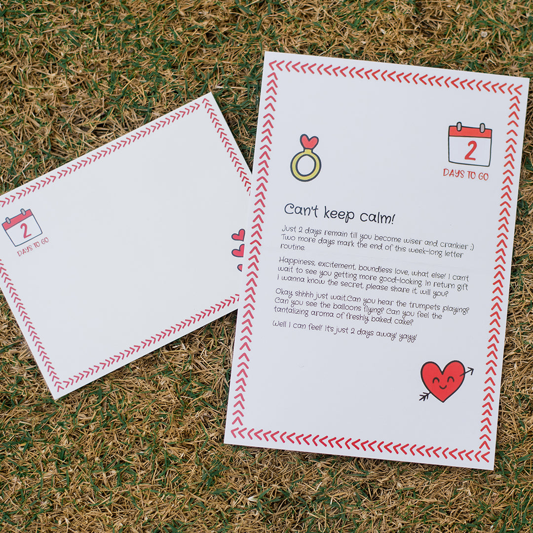 Birthday Countdown Love Letters – 7-Day Romantic Countdown Surprise Gift