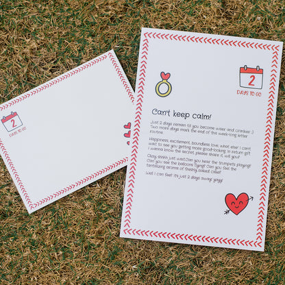 Birthday Countdown Love Letters – 7-Day Romantic Countdown Surprise Gift