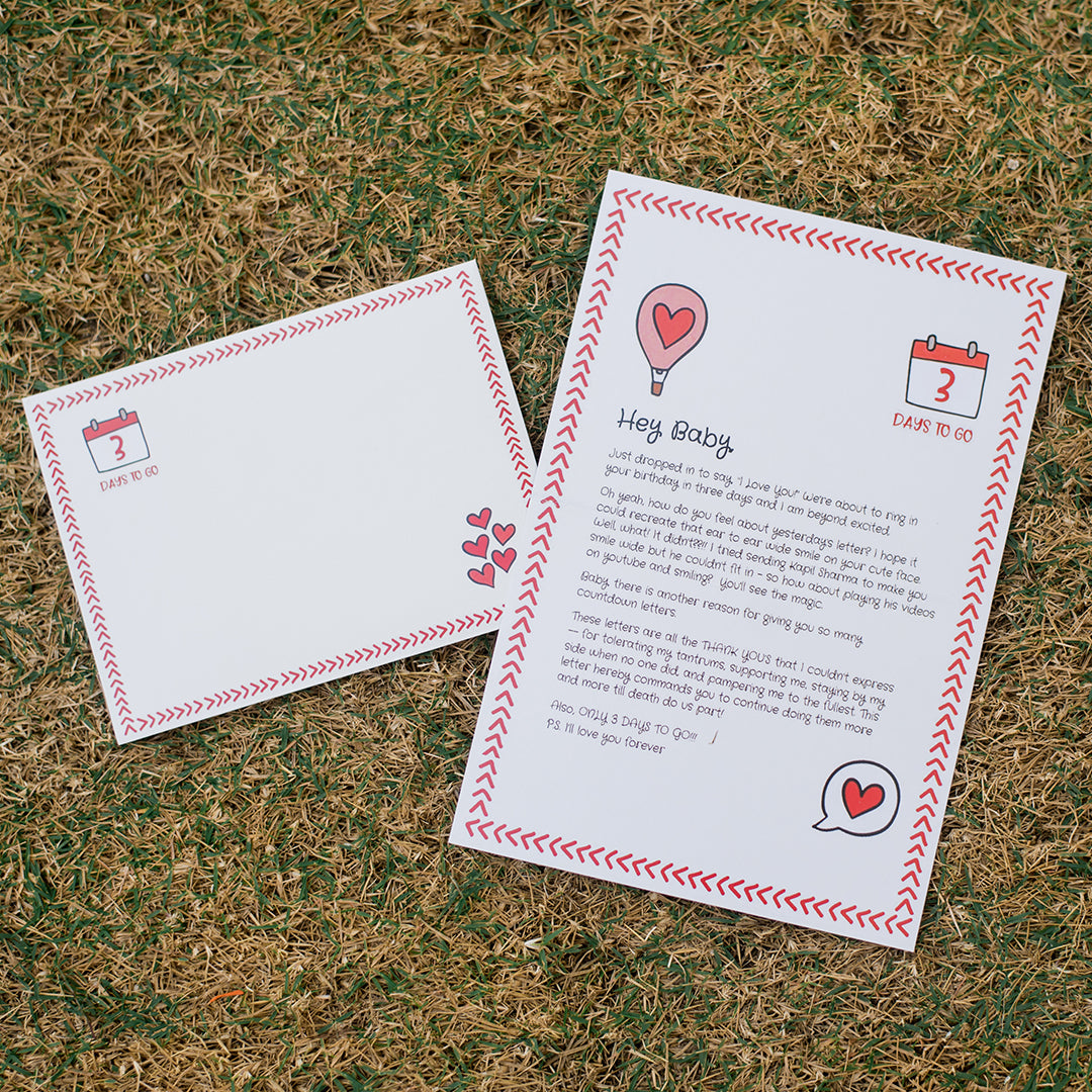 Birthday Countdown Love Letters – 7-Day Romantic Countdown Surprise Gift