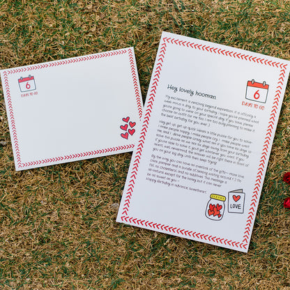 Birthday Countdown Love Letters – 7-Day Romantic Countdown Surprise Gift