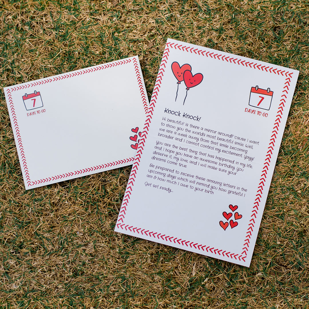 Birthday Countdown Love Letters – 7-Day Romantic Countdown Surprise Gift